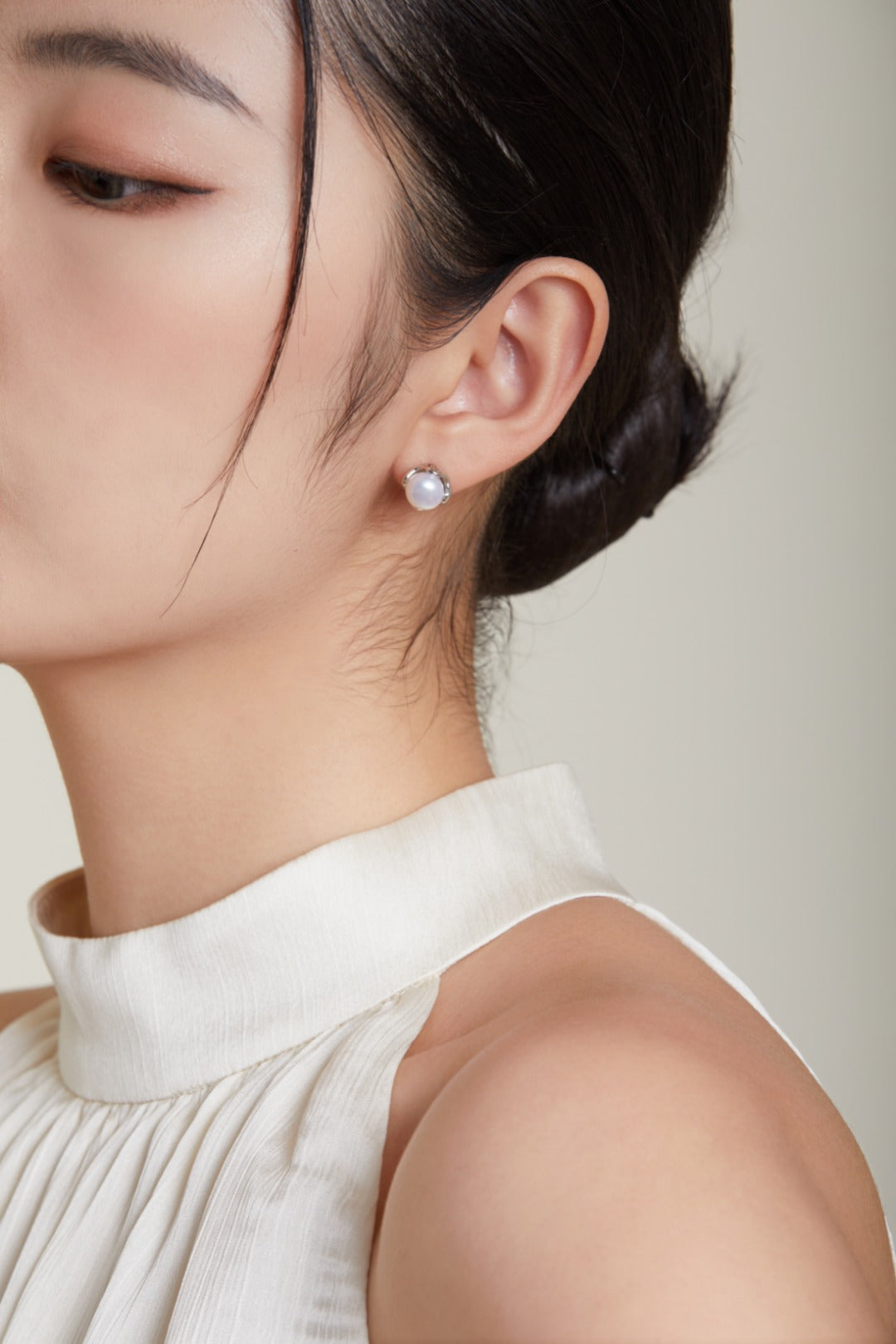 Classic Pearl Stud Earrings