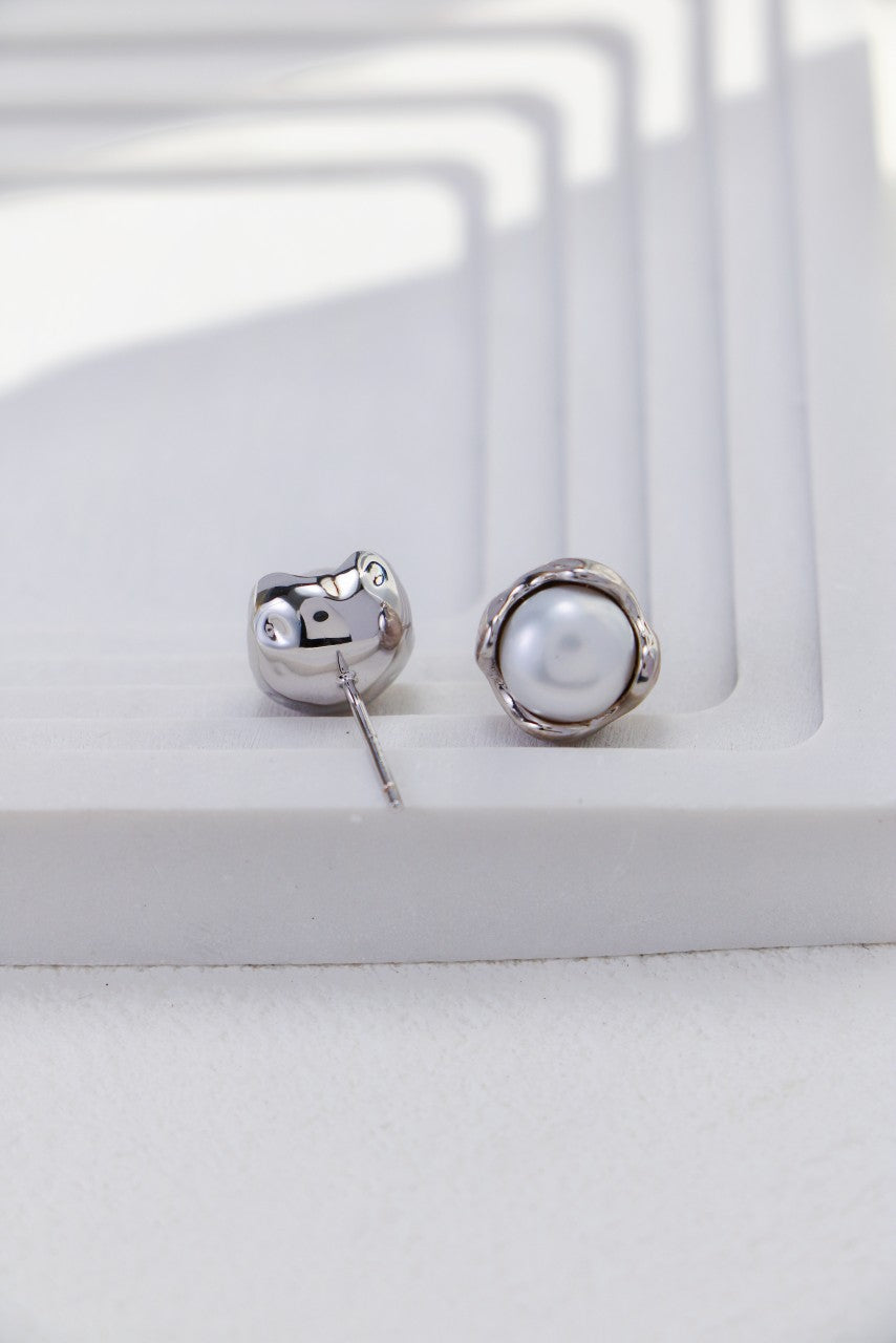 Classic Pearl Stud Earrings