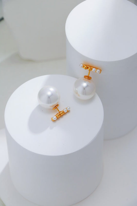 Celestial Glow Pearl Studs