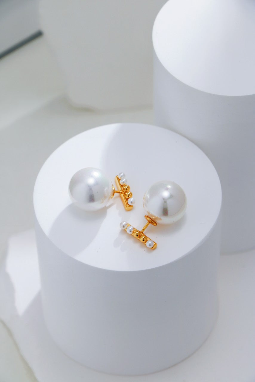 Celestial Glow Pearl Studs