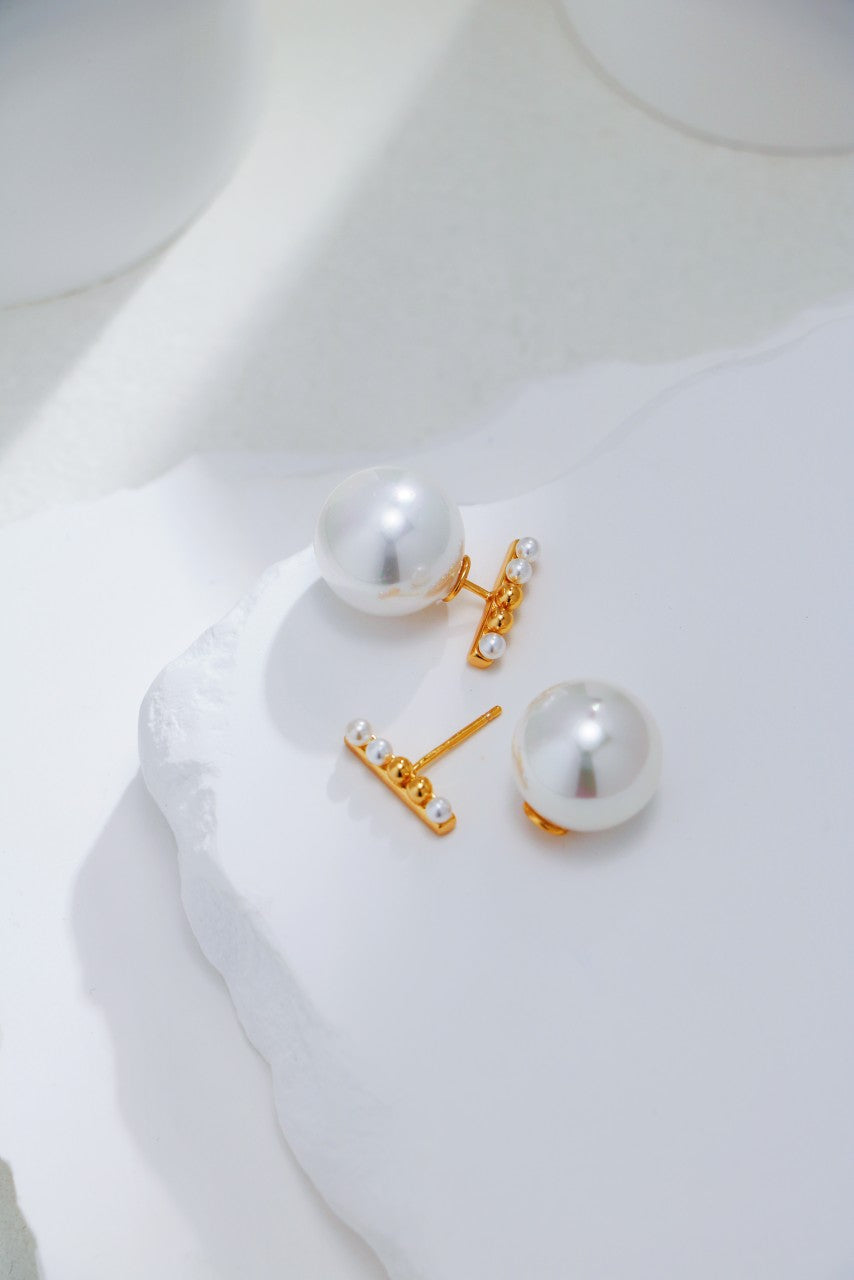 Celestial Glow Pearl Studs